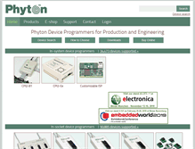 Tablet Screenshot of phyton.com